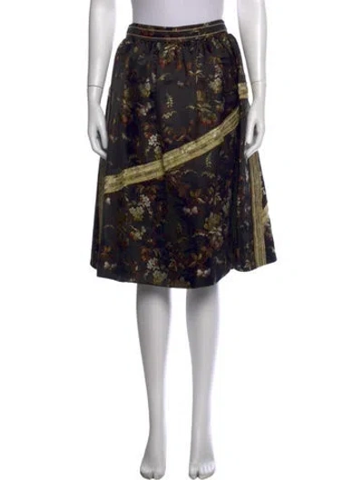Pre-owned Vintage - Unbranded 2015 Midi Length Skirt In Black