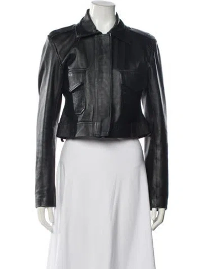 Pre-owned Vintage - Unbranded Biker Jacket In Black