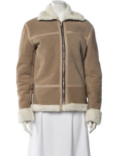 Pre-owned Vintage - Unbranded Biker Jacket In Neutral