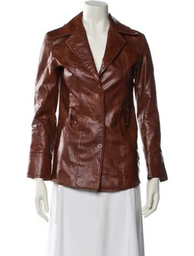 Pre-owned Vintage - Unbranded Blazer In Brown