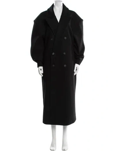 Pre-owned Vintage - Unbranded Cashmere Coat In Black
