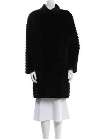 Pre-owned Vintage - Unbranded Coat In Black