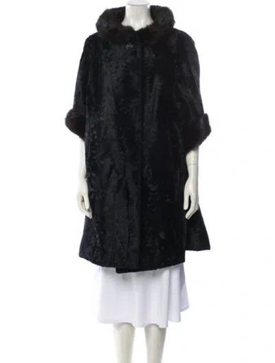 Pre-owned Vintage - Unbranded Coat In Black