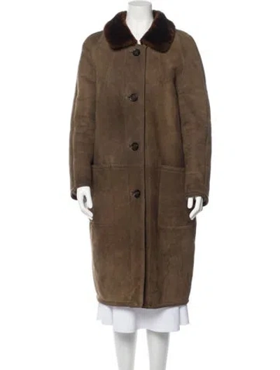 Pre-owned Vintage - Unbranded Coat In Brown