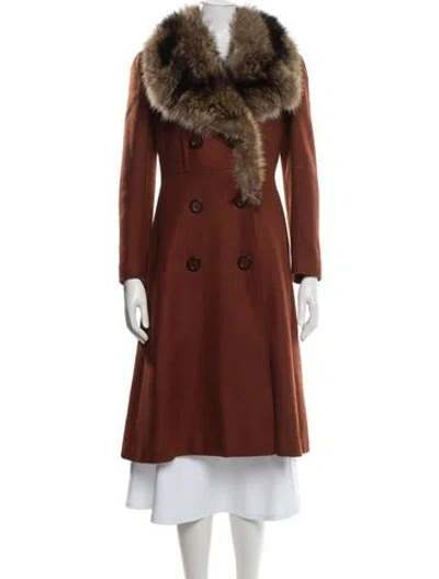 Pre-owned Vintage - Unbranded Coat In Brown