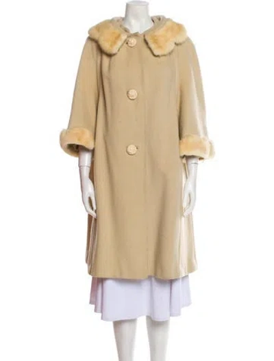 Pre-owned Vintage - Unbranded Coat In Neutral