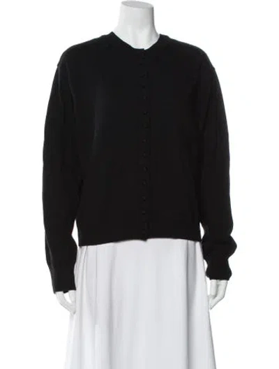 Pre-owned Vintage - Unbranded Crew Neck Sweater In Black