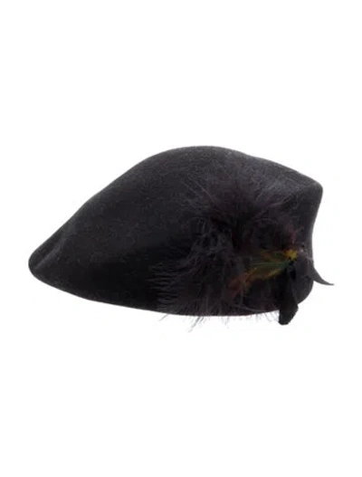 Pre-owned Vintage - Unbranded Farrel Hat In Black