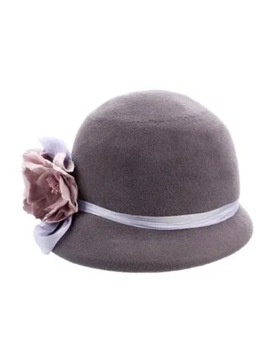 Pre-owned Vintage - Unbranded Felt Hat In Purple