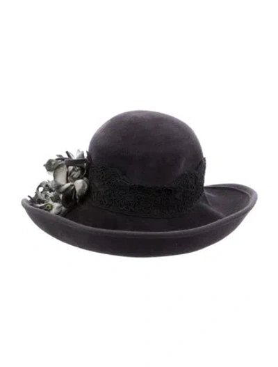 Pre-owned Vintage - Unbranded Felt Hat In Purple