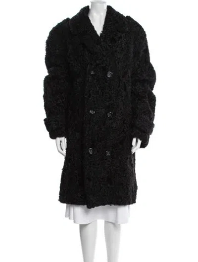 Pre-owned Vintage - Unbranded Fur Coat In Black