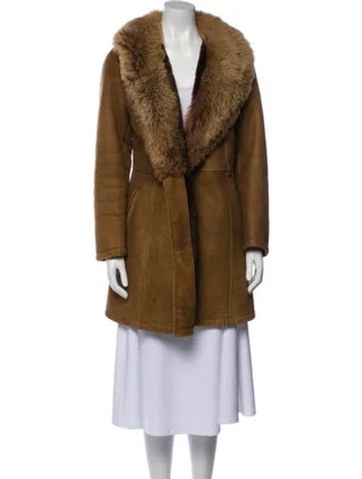 Pre-owned Vintage - Unbranded Fur Coat In Brown