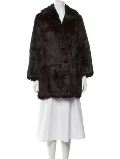 Pre-owned Vintage - Unbranded Fur Coat In Brown