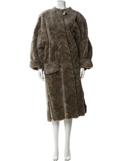Pre-owned Vintage - Unbranded Fur Coat In Multi