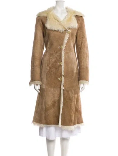 Pre-owned Vintage - Unbranded Fur Coat In Neutral