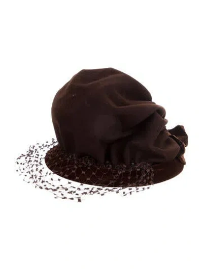 Pre-owned Vintage - Unbranded Fur Felt Hat In Brown