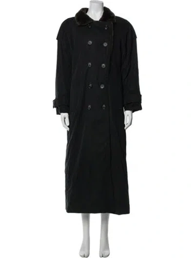 Pre-owned Vintage - Unbranded Fur Fur Coat In Black