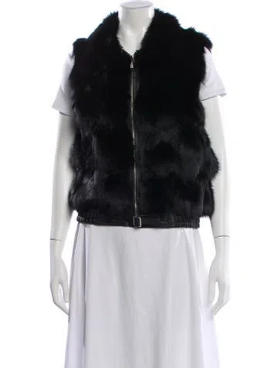 Pre-owned Vintage - Unbranded Fur Fur Jacket In Black