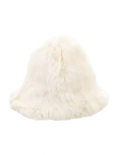 Pre-owned Vintage - Unbranded Fur Hat In Neutral