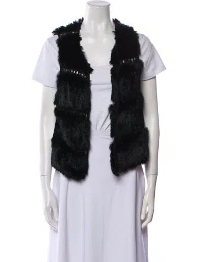 Pre-owned Vintage - Unbranded Fur Jacket In Black