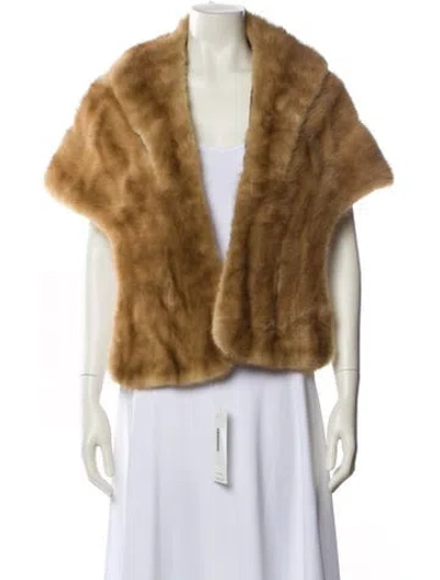 Pre-owned Vintage - Unbranded Fur Jacket In Brown