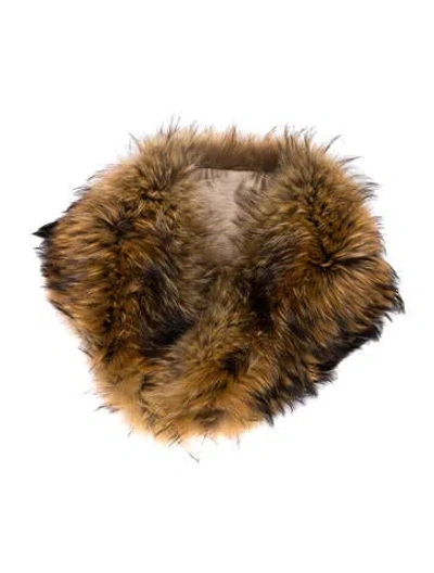 Pre-owned Vintage - Unbranded Fur Scarf In Brown