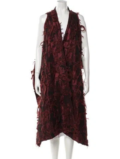 Pre-owned Vintage - Unbranded Jacquard Vest In Multi