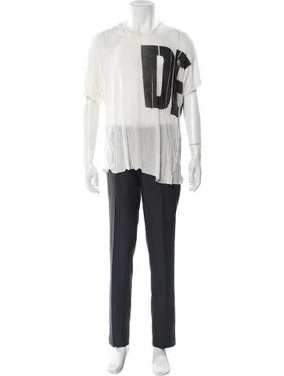Pre-owned Vintage - Unbranded Late 2000's - Early 2010's Ann Demeulemeester T-shirt In White