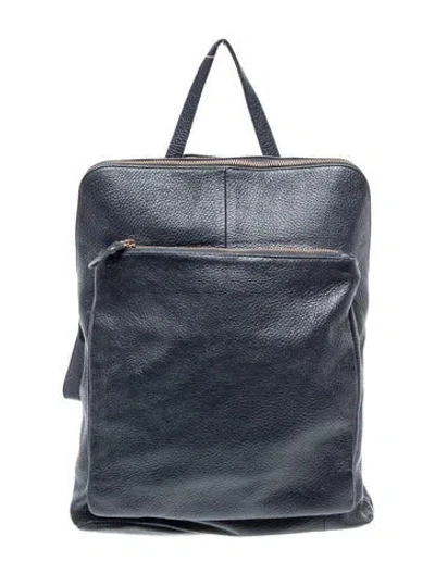 Pre-owned Vintage - Unbranded Leather Backpack In White