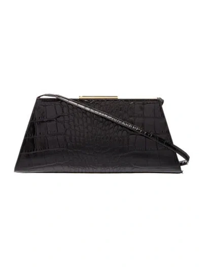 Pre-owned Vintage - Unbranded Leather Shoulder Bag In Black