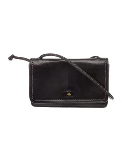 Pre-owned Vintage - Unbranded Leather Shoulder Bag In Black
