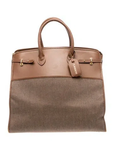 Pre-owned Vintage - Unbranded Leather Top Handle Bag In Brown