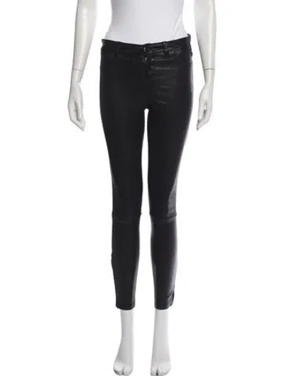 Pre-owned Vintage - Unbranded Mid-rise Skinny Leg Jeans In Black