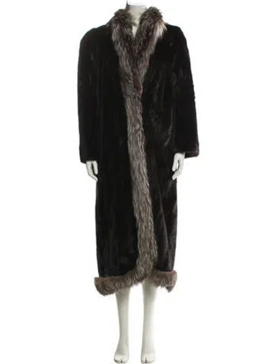 Pre-owned Vintage - Unbranded Mink Coat In Black