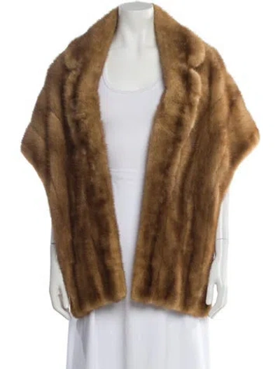 Pre-owned Vintage - Unbranded Mink Coat In Neutral