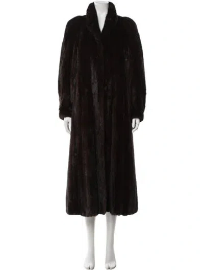 Pre-owned Vintage - Unbranded Mink Fur Coat In Brown