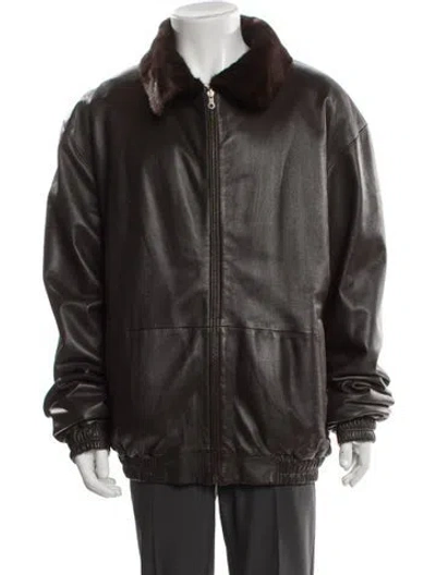 Pre-owned Vintage - Unbranded Mink Jacket In Brown