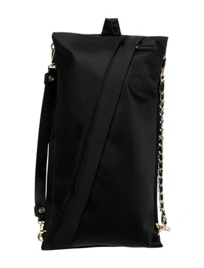 Pre-owned Vintage - Unbranded Nylon Crossbody Bag W/ Tags In Black