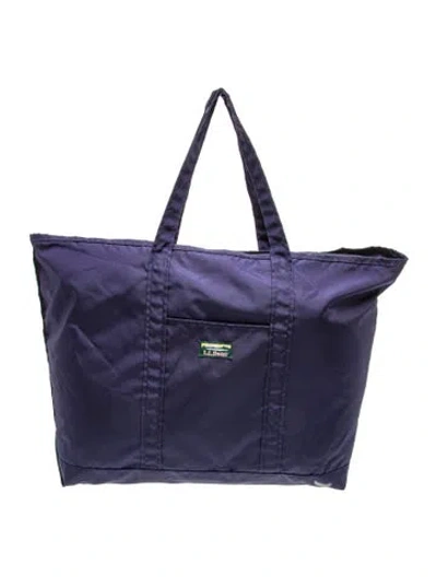 Pre-owned Vintage - Unbranded Nylon Tote In Blue