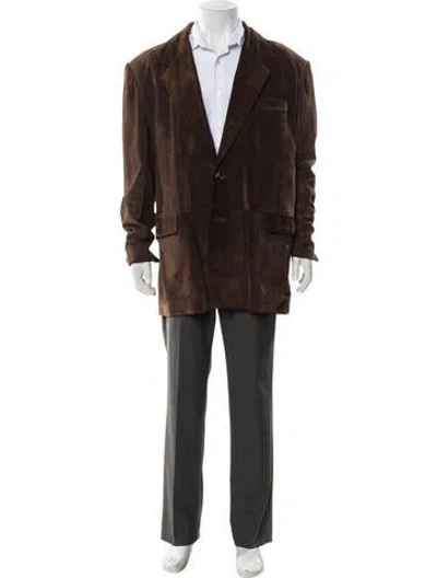 Pre-owned Vintage - Unbranded Overcoat In Brown
