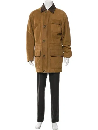 Pre-owned Vintage - Unbranded Parka In Brown