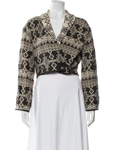 Pre-owned Vintage - Unbranded Patterned Jacket In Multi