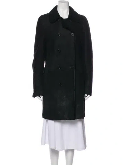 Pre-owned Vintage - Unbranded Peacoat In Black