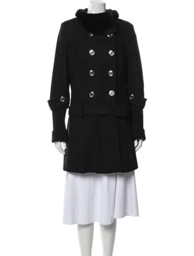 Pre-owned Vintage - Unbranded Peacoat In Black