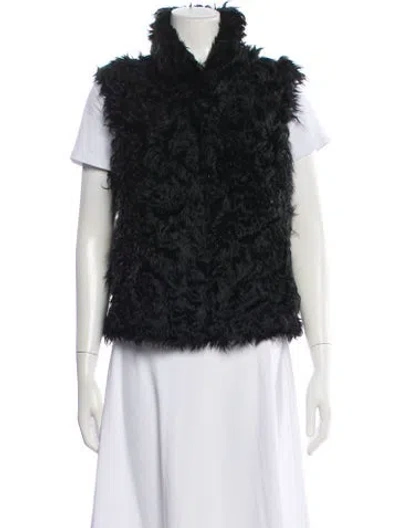 Pre-owned Vintage - Unbranded Persian Lamb Fur Jacket In Black