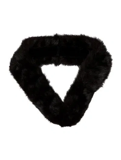 Pre-owned Vintage - Unbranded Scarf In Black