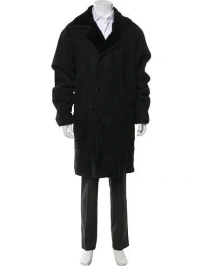 Pre-owned Vintage - Unbranded Shearling Overcoat In Multi