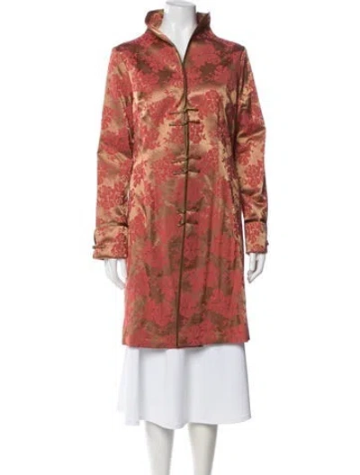 Pre-owned Vintage - Unbranded Silk Printed Evening Jacket In Multi