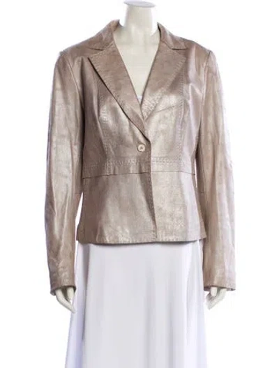 Pre-owned Vintage - Unbranded Suede Blazer In Neutral