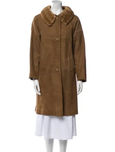 Pre-owned Vintage - Unbranded Suede Utility Jacket In Brown